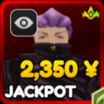 Jackpot unit from the Anime Rangers X Roblox experience.