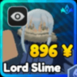 Lord Slime unit from the Anime Rangers X Roblox experience.