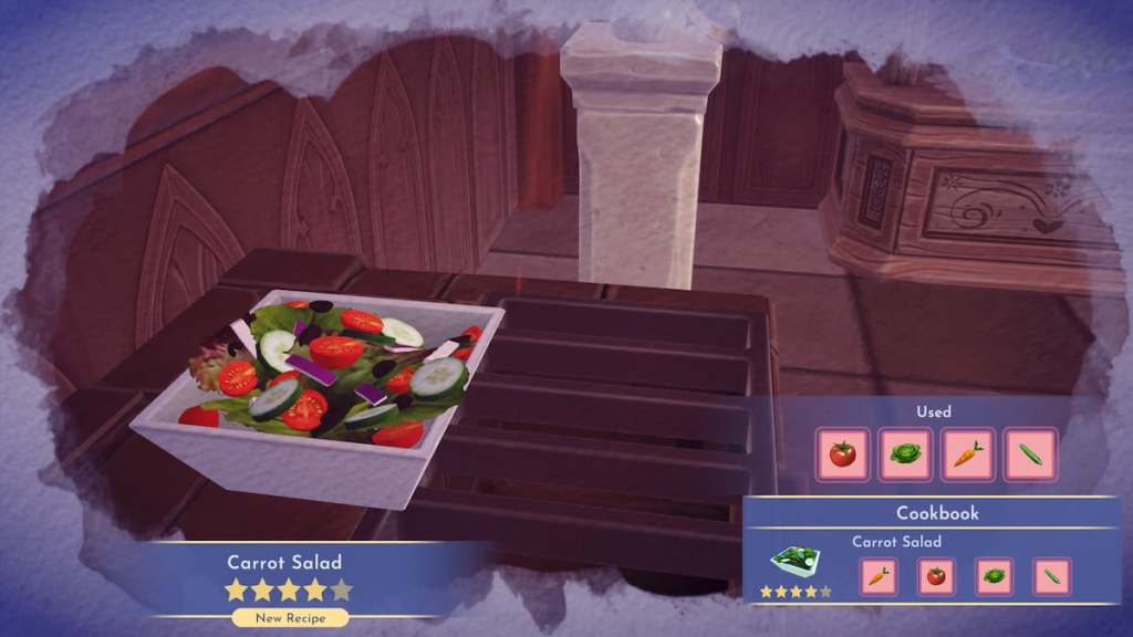 Carrot Salad in disney dreamlight valley