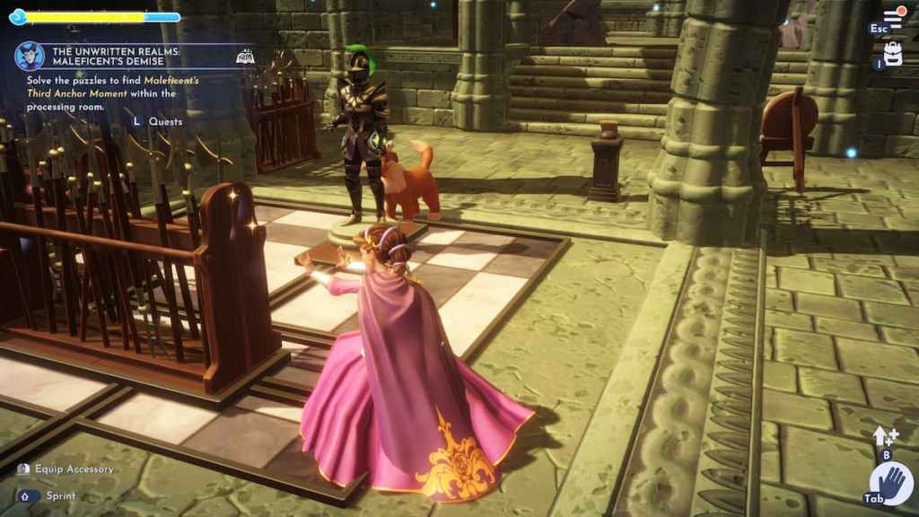 pushing a weapon rack out of the way in ddv