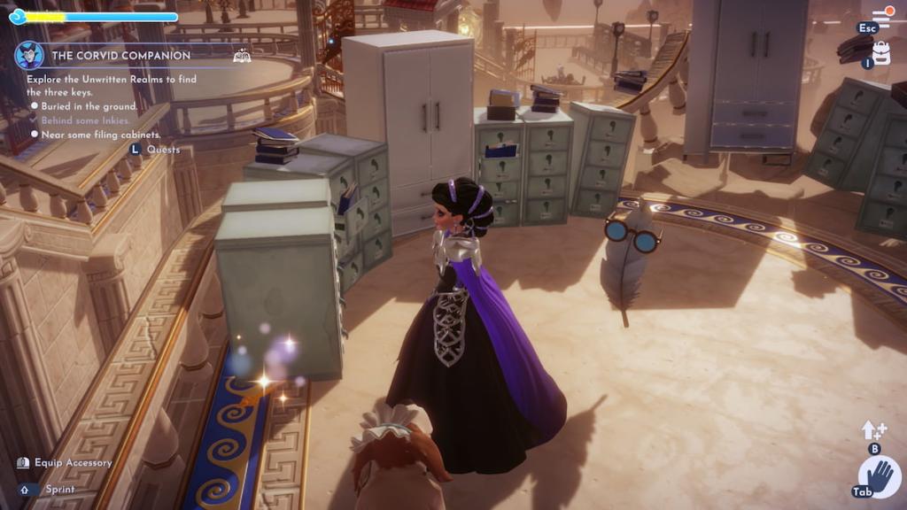 The second key on the ground in disney dreamlight valley