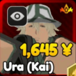 Ura (Kai) unit from the Anime Rangers X Roblox experience.