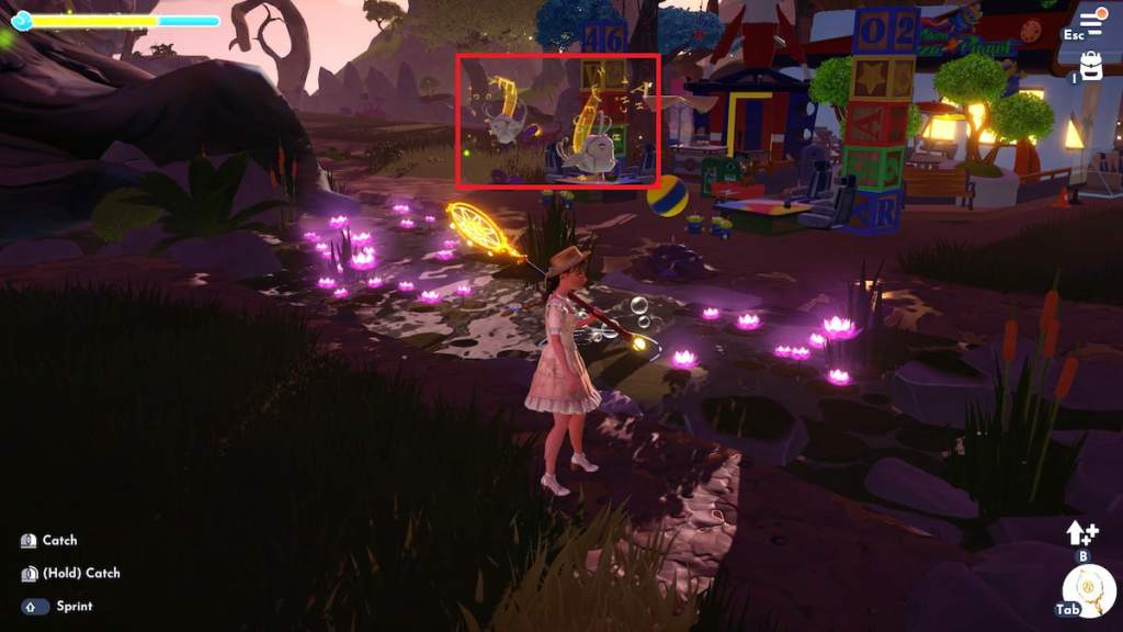 Two flying white bird snippets marked in disney dreamlight valley