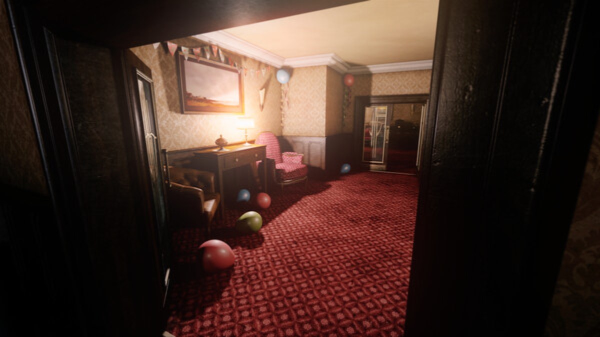 Lobby shot of Sea View Hotel in At Dead of Night