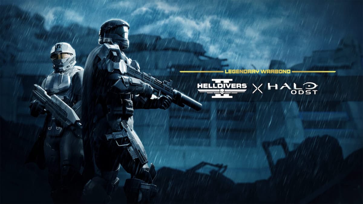 Helldivers x Halo crossover key art