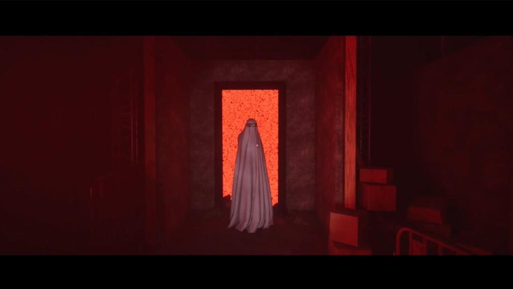 Ghost wearing Sam's broken glasses