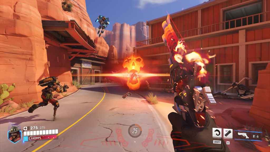 OW2 Cassidy Blazing Sunsetter first person