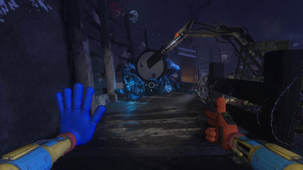 Sawing into a frozen Doey in Poppy Playtime Chapter 4