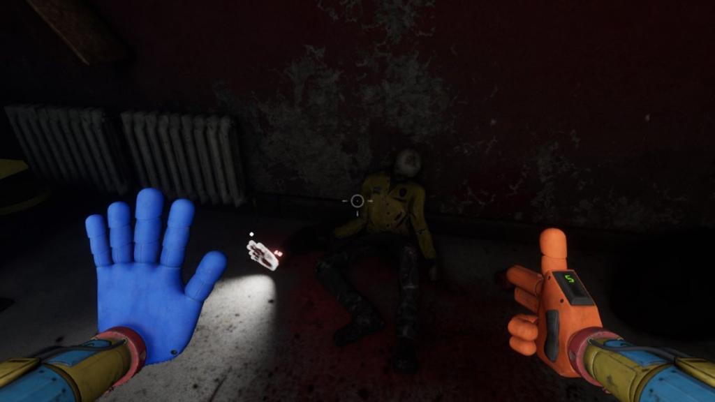 The red hand by a corpse in Poppy Playtime Chapter 4