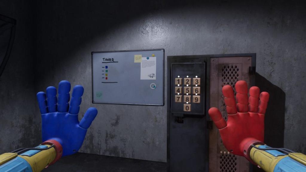 Tower code puzzle in Poppy Playtime Chapter 4