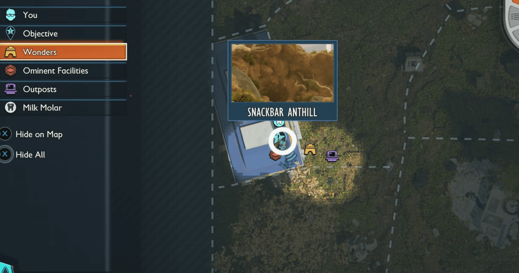 Snackbar Anthilll entrance in Grounded 2