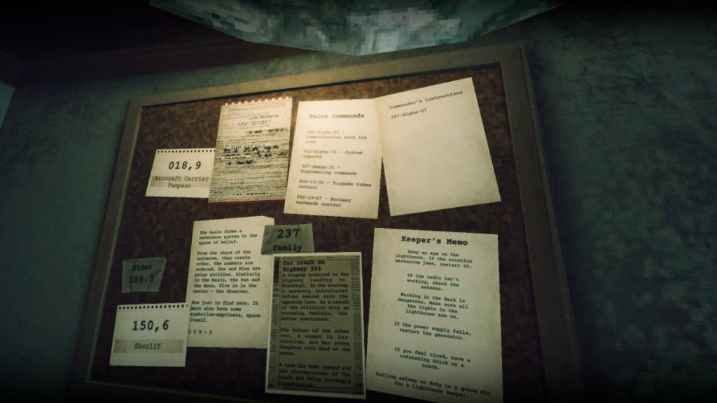 Looking at the board with frequencies pinned all over it