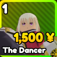 The Dancer unit from the Anime Rangers X Roblox experience.
