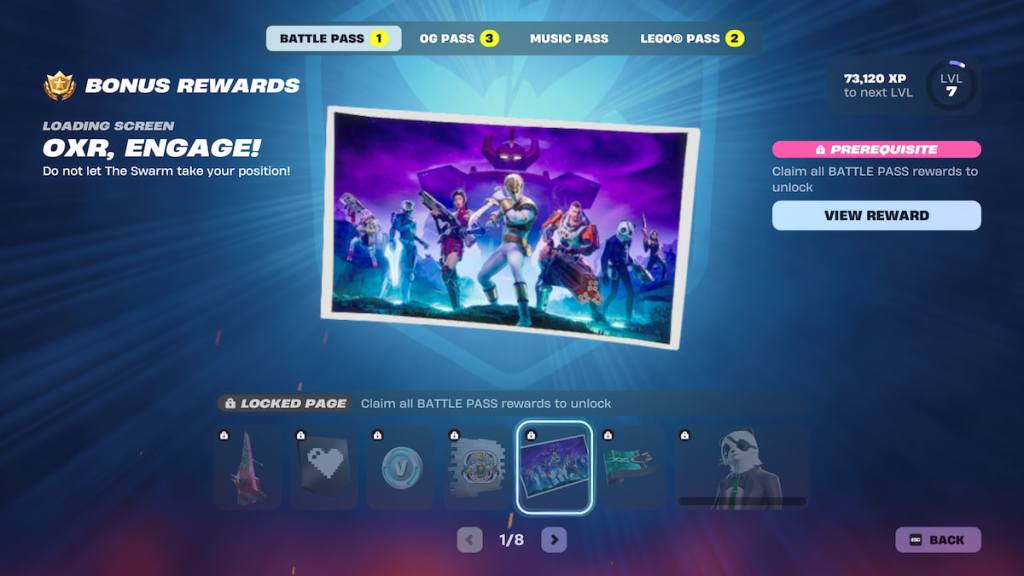 All bonus rewards on the battle pass in fortnite