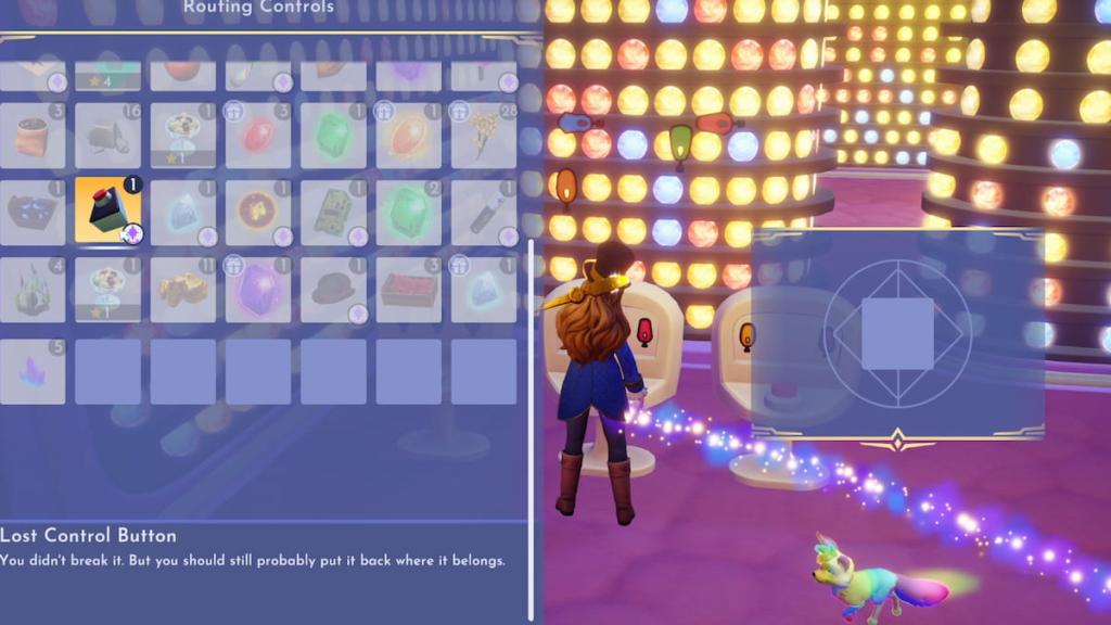 Disney Dreamlight Valley button for the second pop concert memory