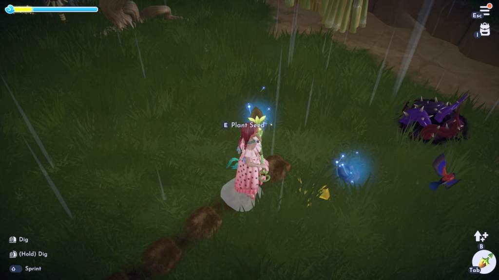 Digging for clay in disney dreamlight valley