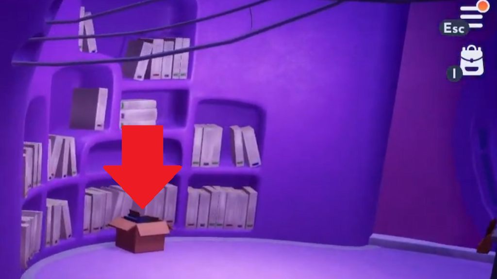 dream documentation in box marked in DDV