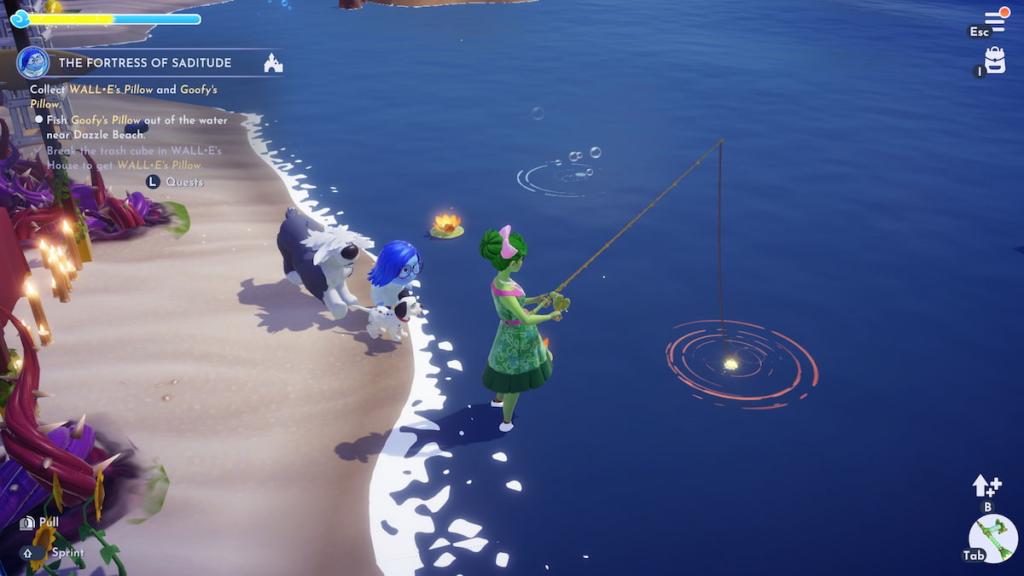 Fishing at dazzle beach in DDV