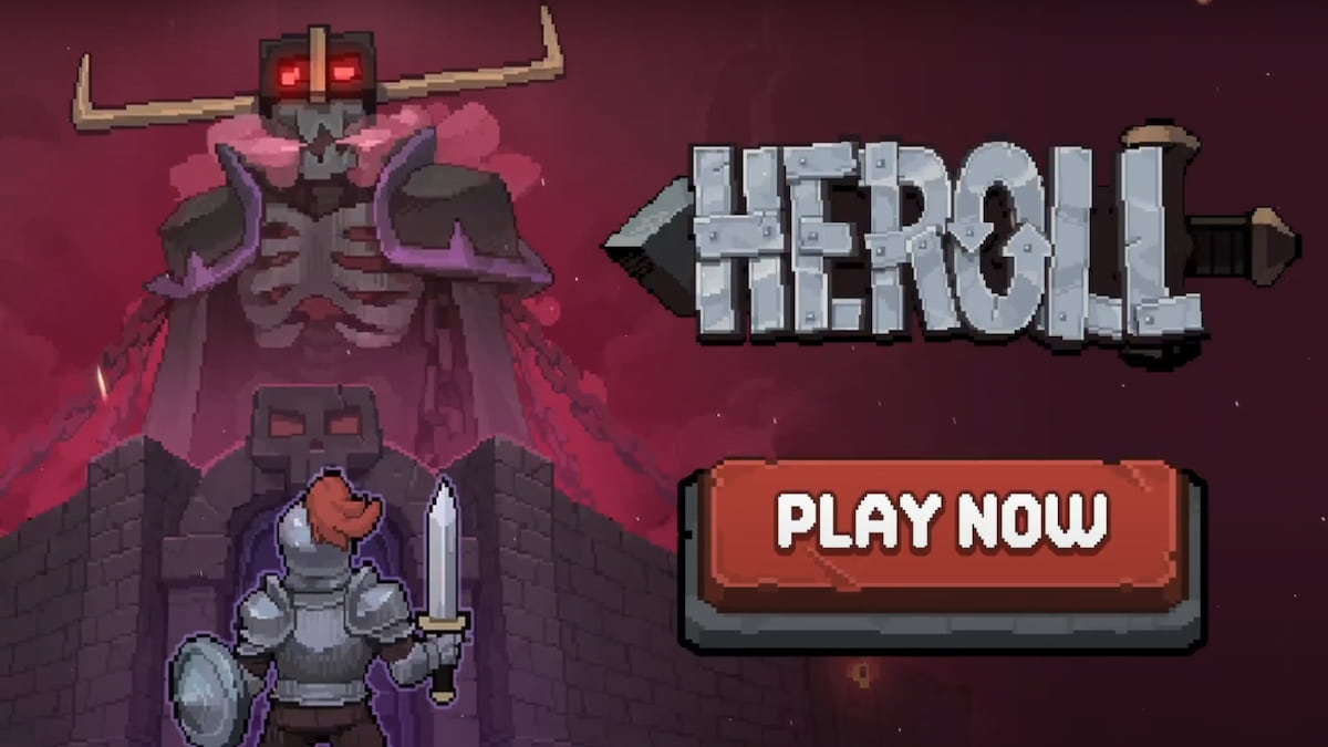 Promo image from the game trailer for Heroll : Dice Roguelike.