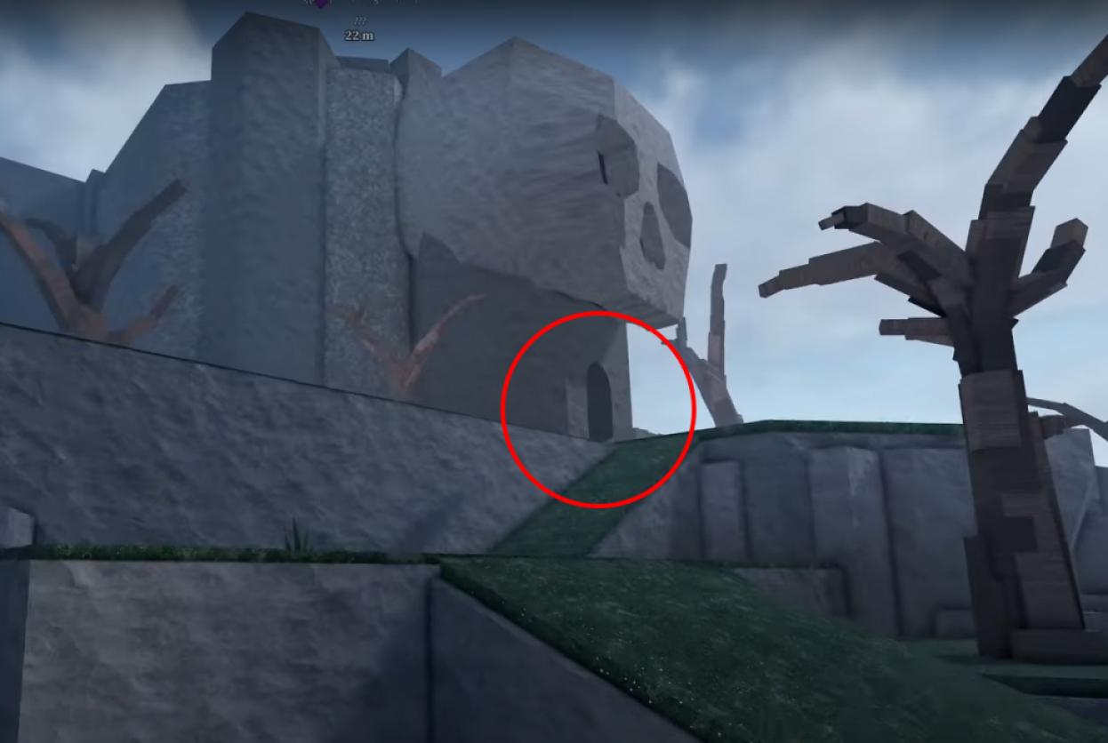 the ??? skull temple where the cursed compass is for finding kraken in voyagers