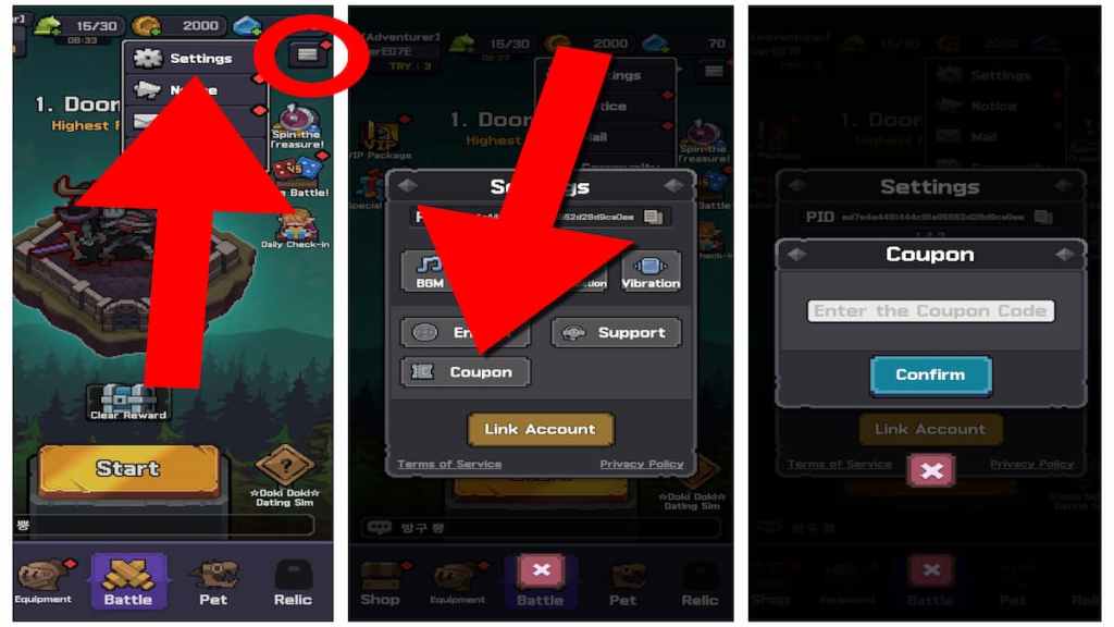 How to redeem Heroll : Dice Roguelike