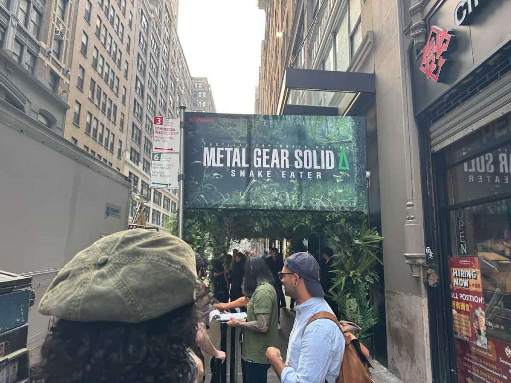 MGS Delta Snake Eater pop-up in NYC