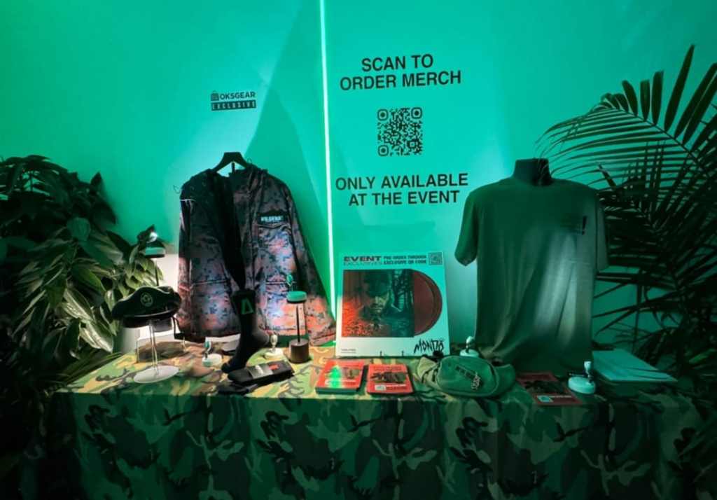 MGS3 NYC pop up merch