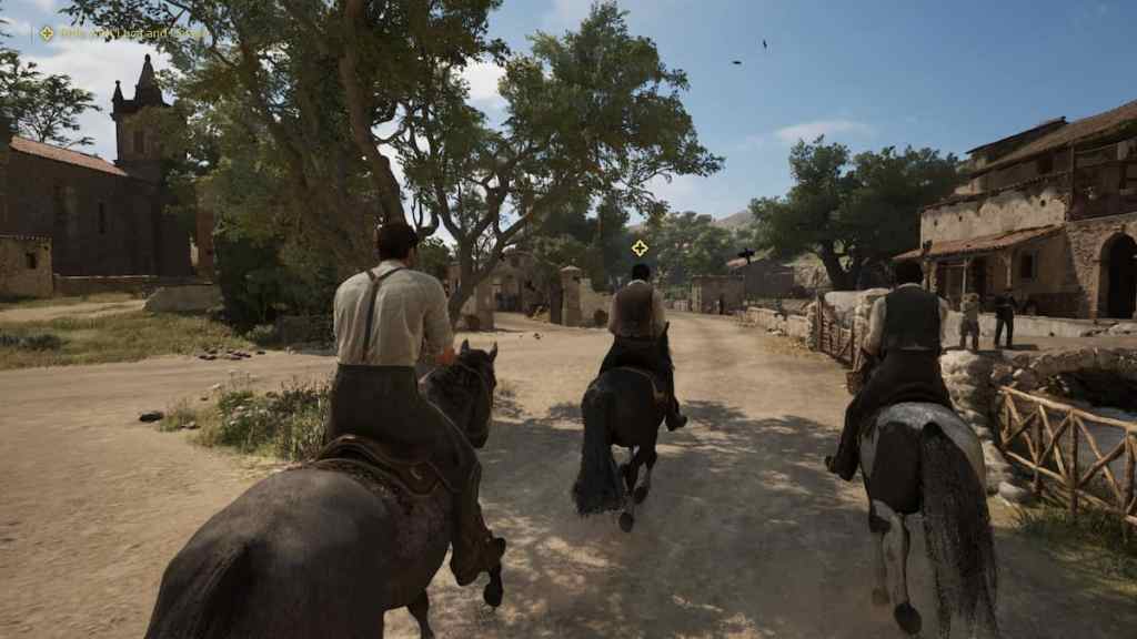 Mafia: The Old Country horseback gameplay