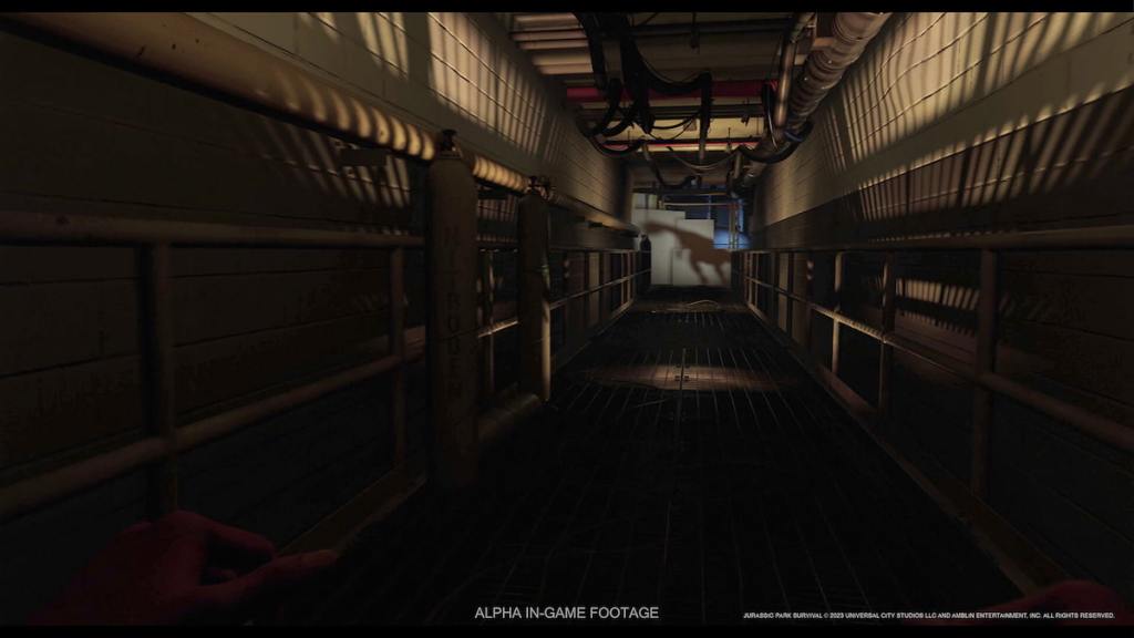 Jurassic Park Survival sneaking around