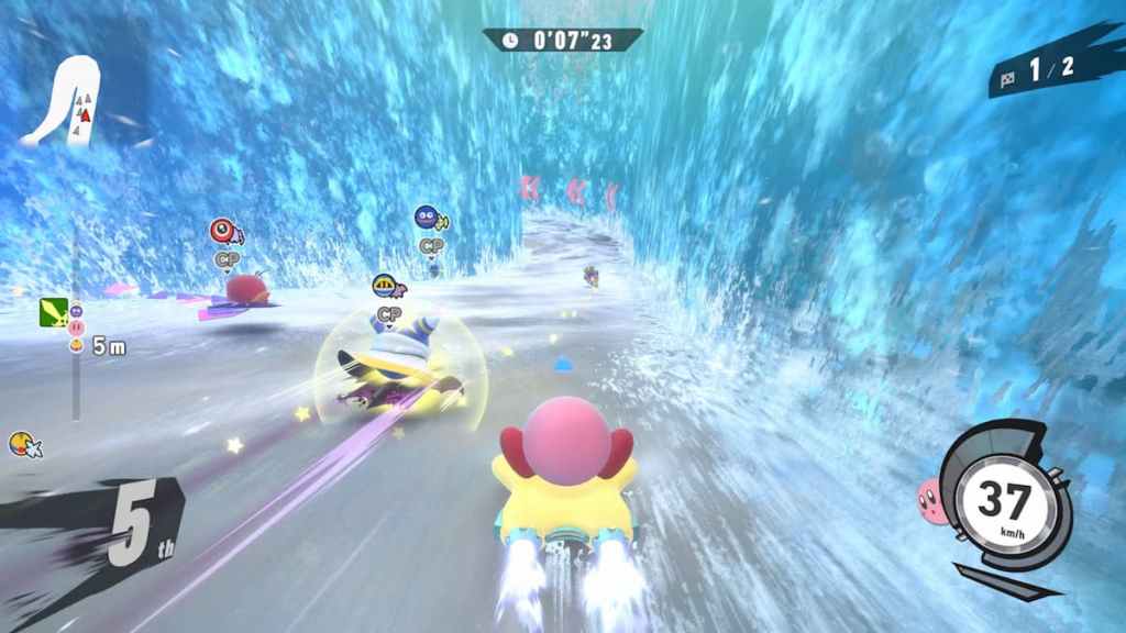 Kirby Air Riders race mode