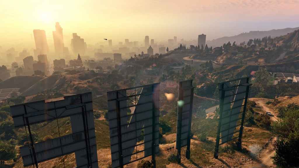 GTA 5 Vinewood sign