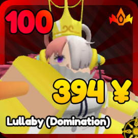 Lullaby (Domination) unit from Anime Rangers X Roblox experience.