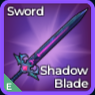 Shadow Blade sword from the Vox Seas Roblox experience.
