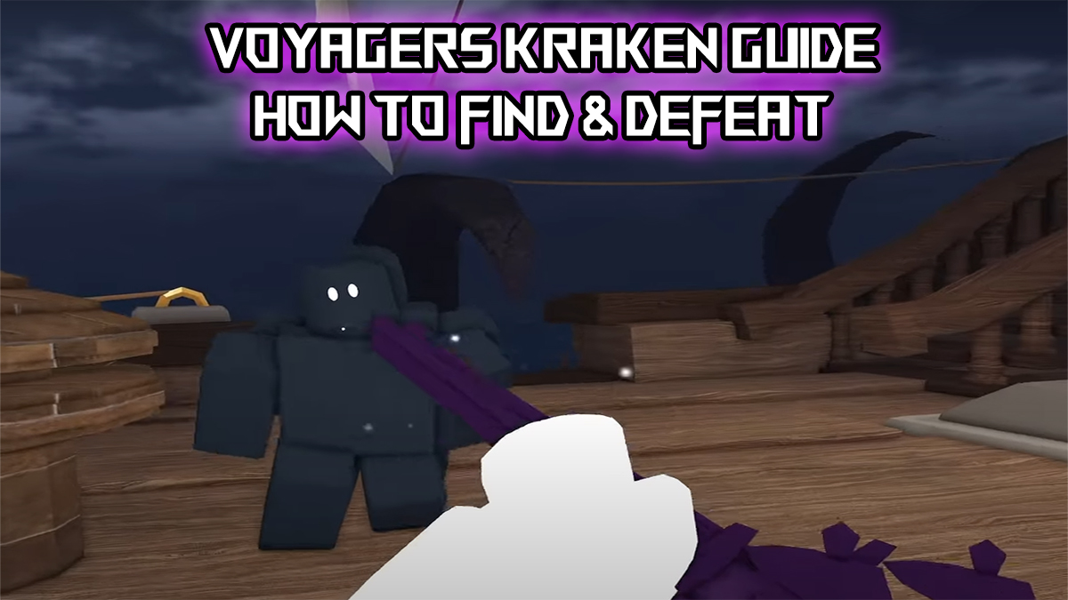 how to find and beat the kraken in voyagers roblox