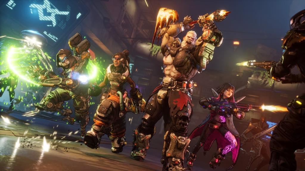 All four Vault Hunters in Borderlands 4