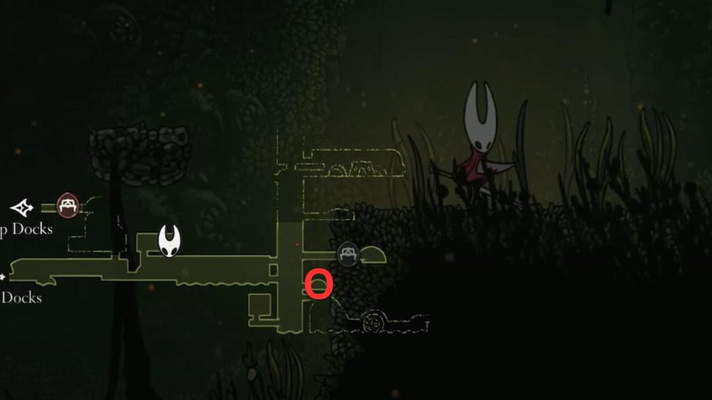 Shakra location in Far Fields in Hollow Knight Silksong