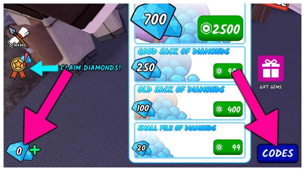 How to redeem 99 Nights in the Forest codes.