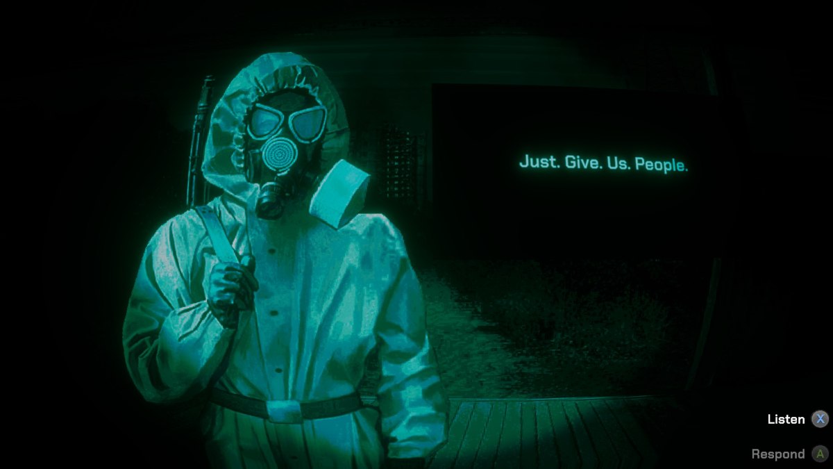 A FEMA officer demanding more people are given to them