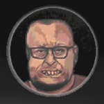 aggressive man icon in No I'm not a Human