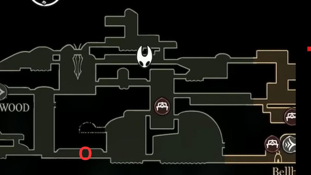 Shakra location in Shellwood in Hollow Knight Silksong