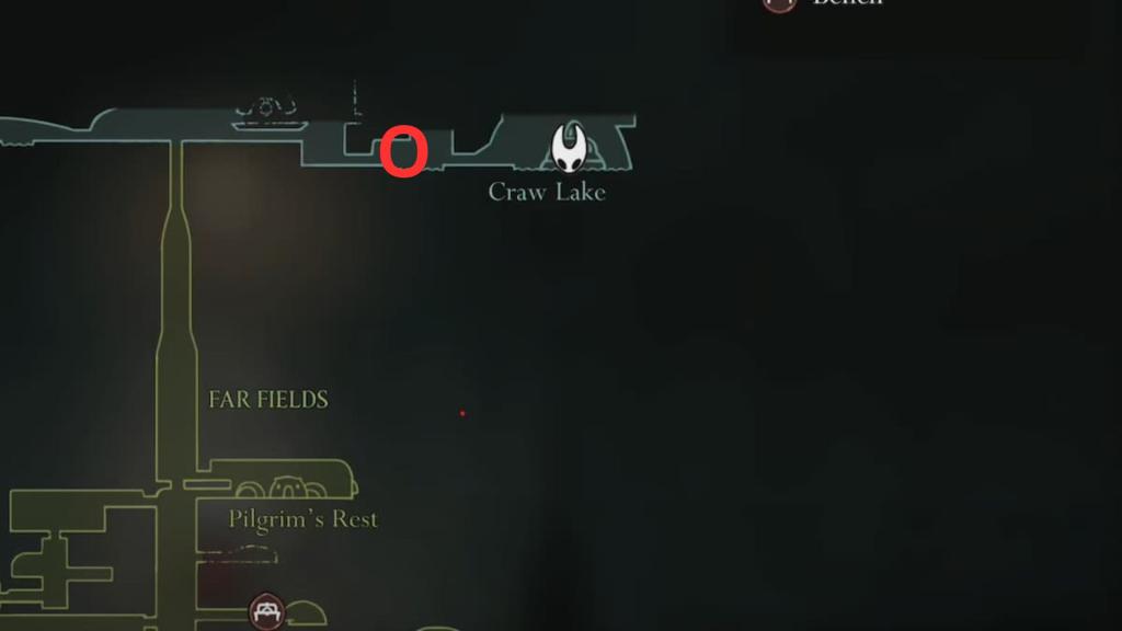 Shakra location in Greymoor in Hollow Knight Silksong