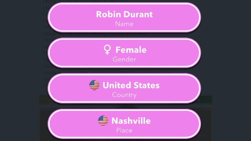 BitLife character being born in Tennessee for a challenge