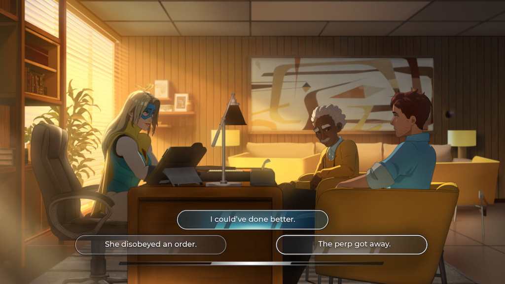 Dispatch conversation gameplay