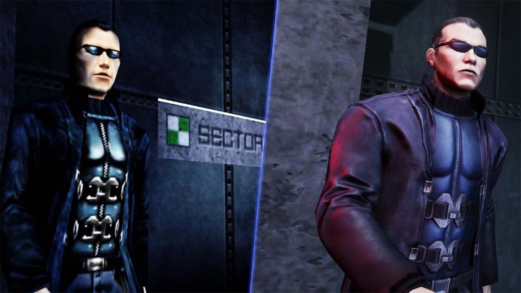 JC Denton's looks in the Deus Ex Remaster