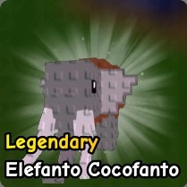 Elefanto Cocofanto brainrot from Plants vs Zombies Roblox experience.