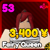 Fairy Queen unit from Anime Rangers X Roblox experience.