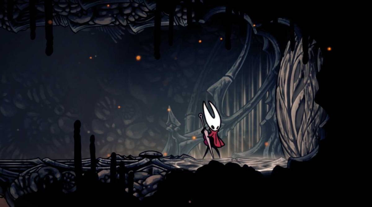 Secret area in Far Fields in Hollow Knight Silksong