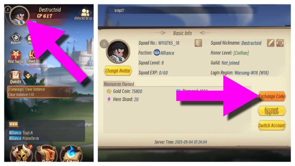 How to redeem Covenant The Last Flame codes