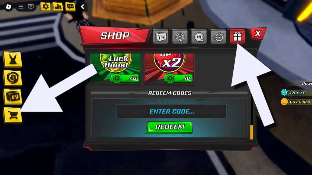How to redeem codes in Hero Academia Ultimate 
