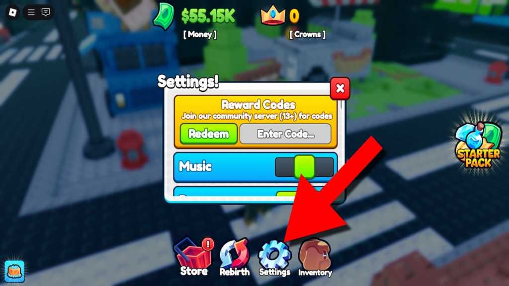 How to redeem codes in Millionaire Simulator. 